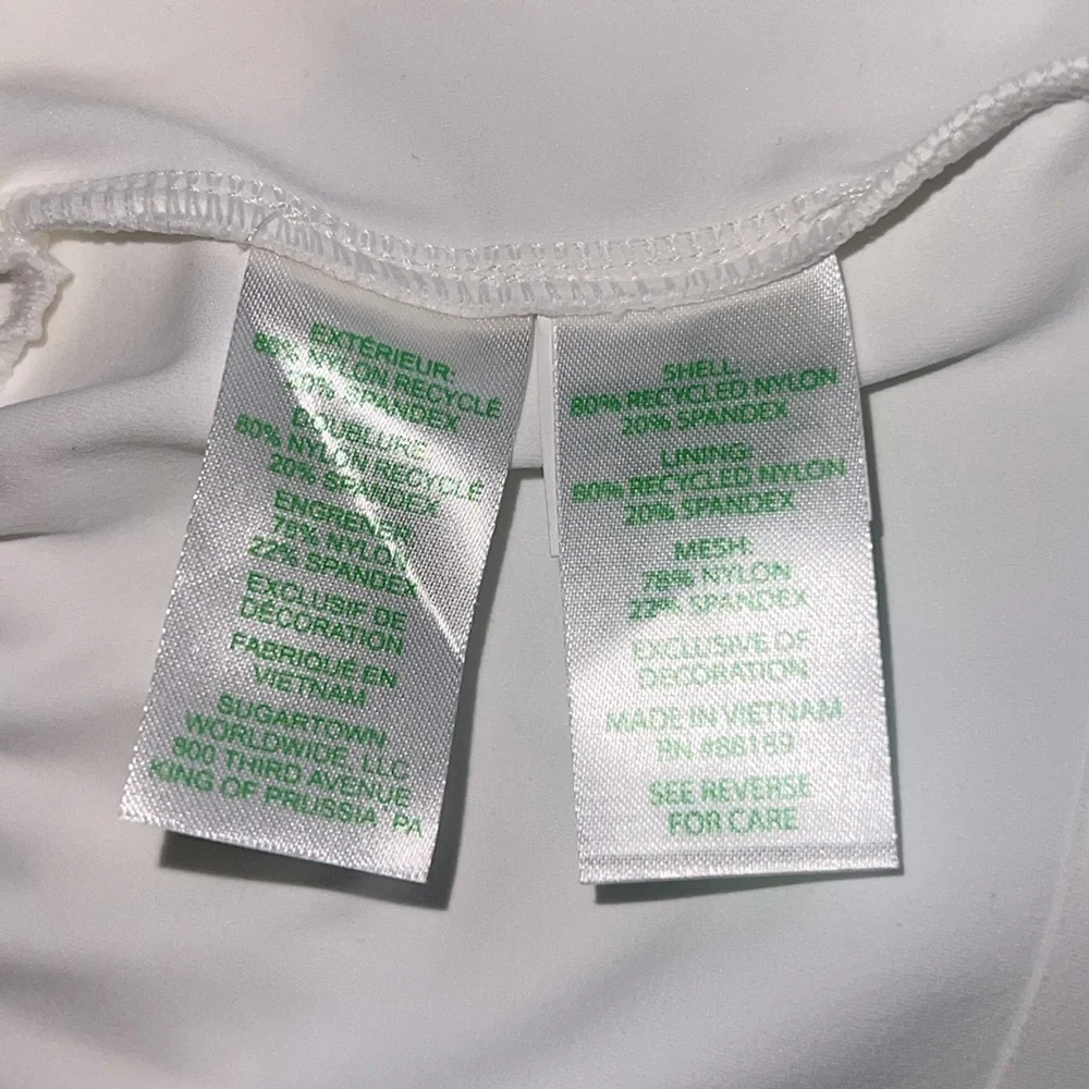 Lilly Pulitzer “Lollo” Luxletic Active Dress Resort White Pink Trim Size XL NWT - Picture 5 of 10